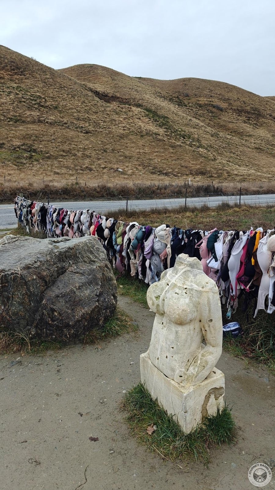 sculpture of a woman at Bradrona