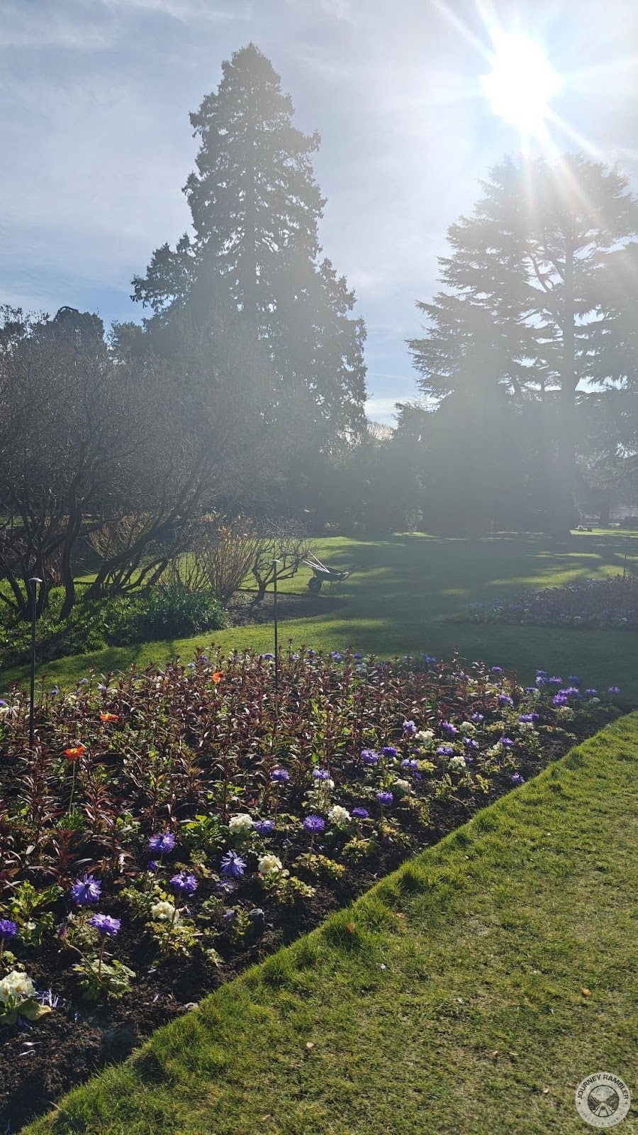 second rectangular flower bed that I saw in the Armstrong Lawn