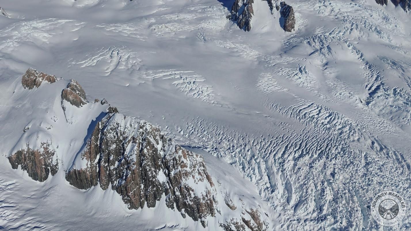 section of the glacier