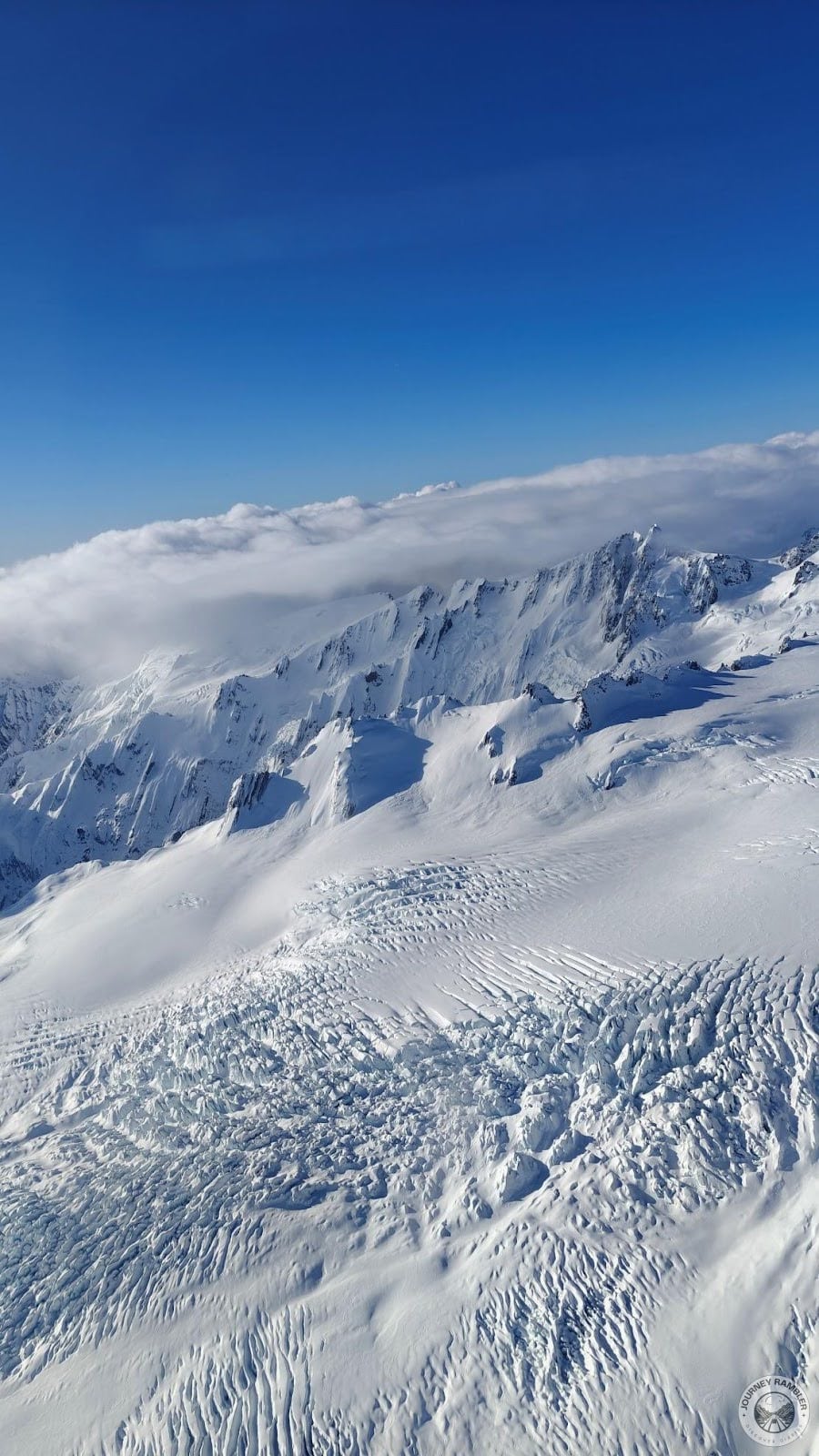 sections of the glacier