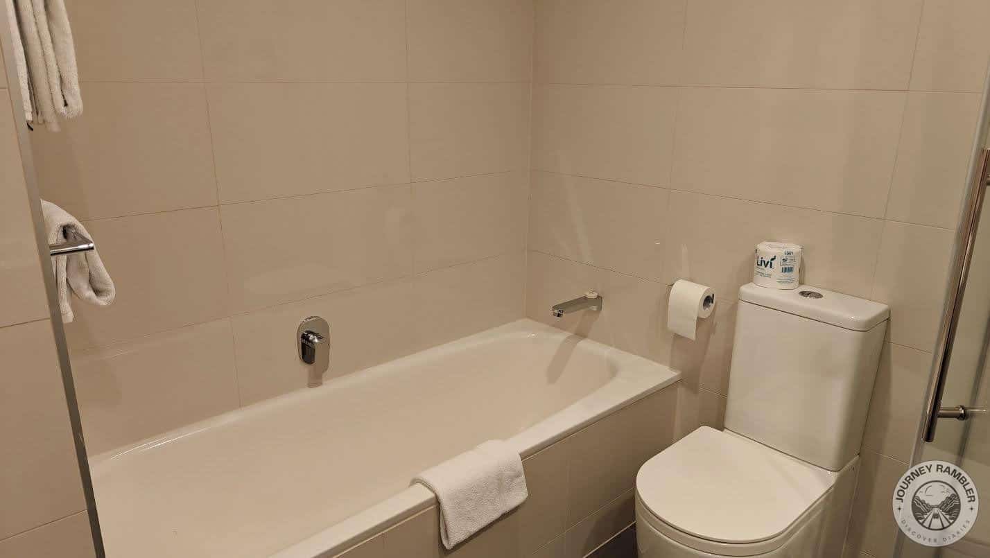 separate bathtub