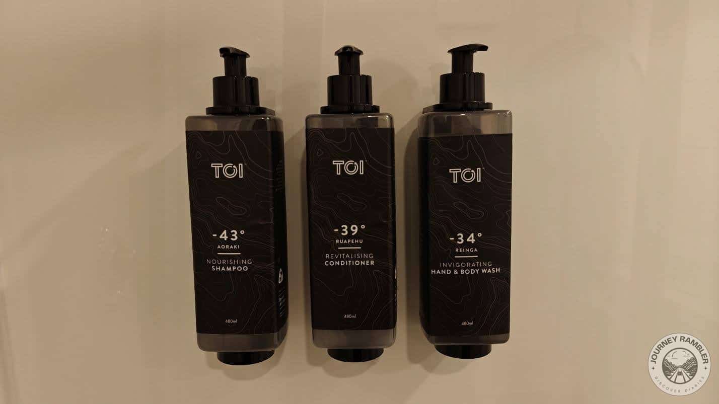 shampoo, conditioner and body wash