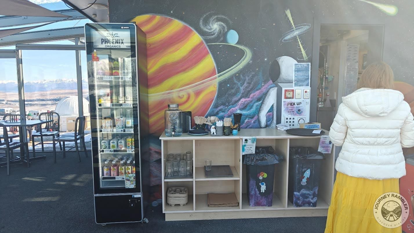 space-themed mural