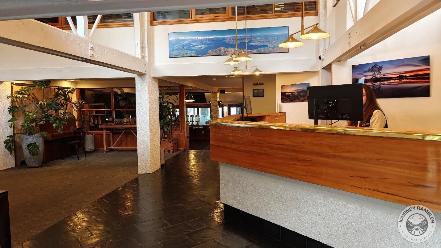 staff at the reception desk