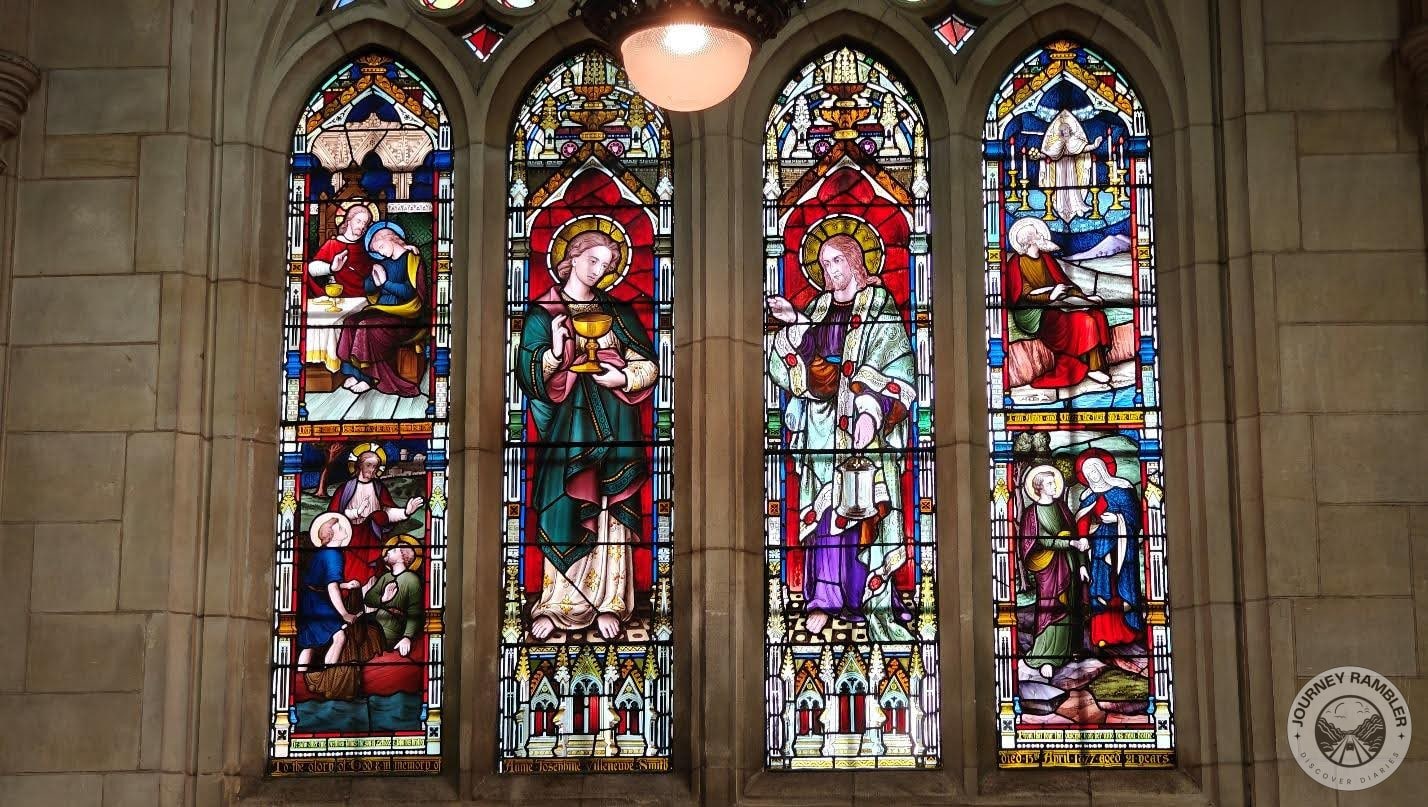 stained glass windows