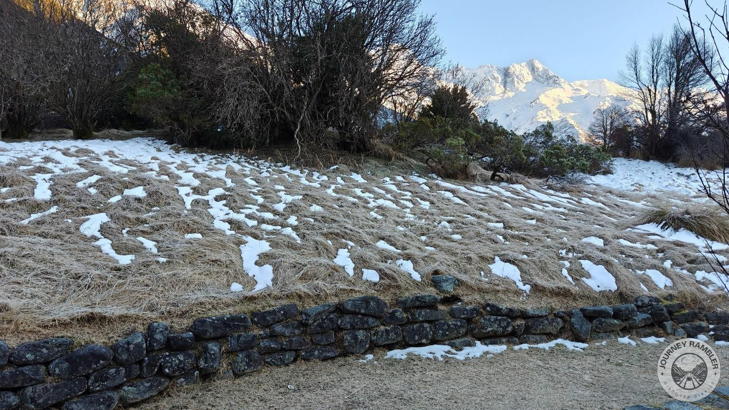 still some snow lying here and there