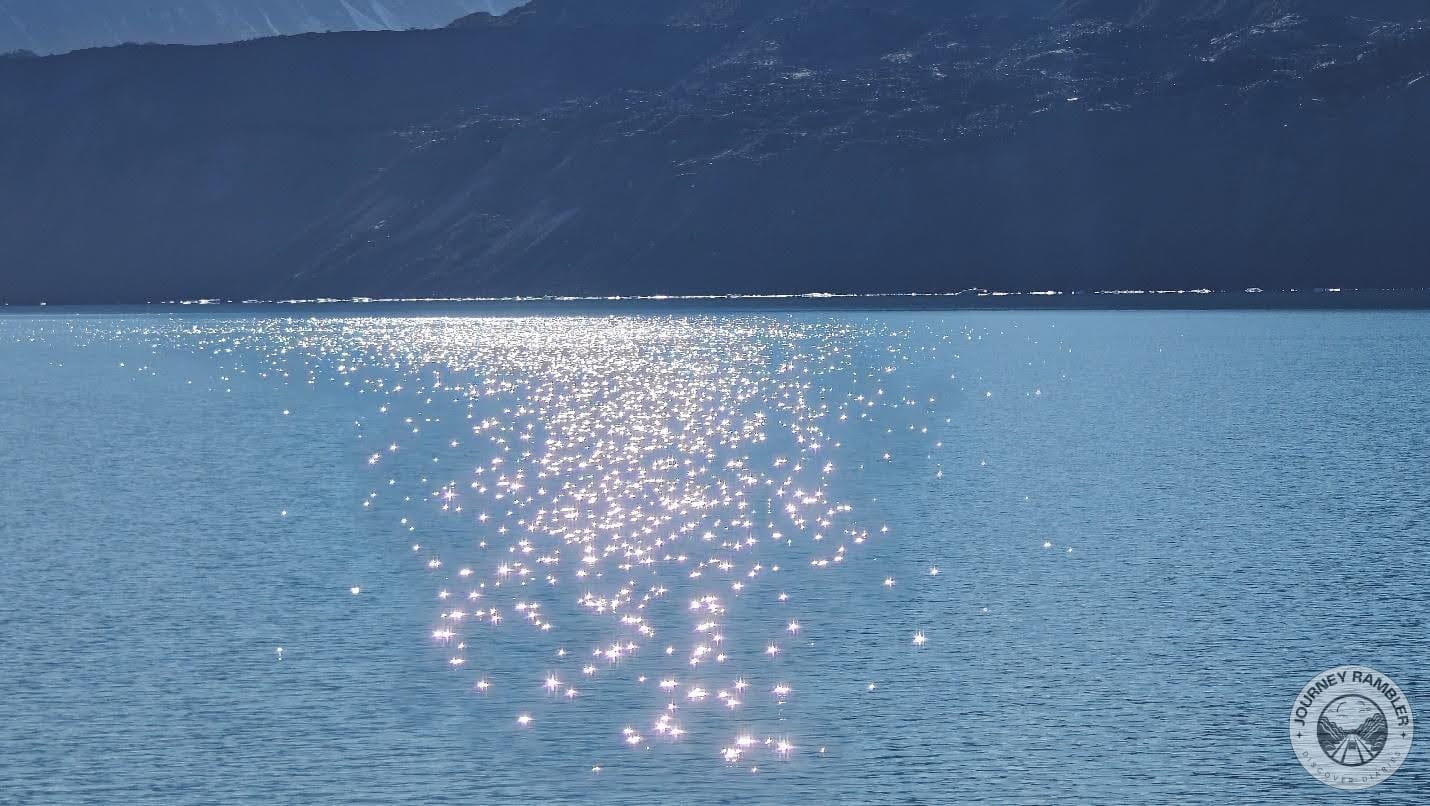 sun made the water glitter