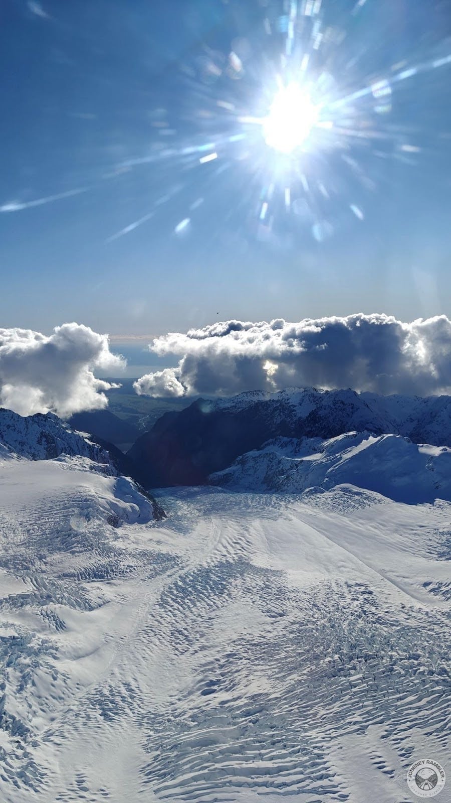 sun was shining fully