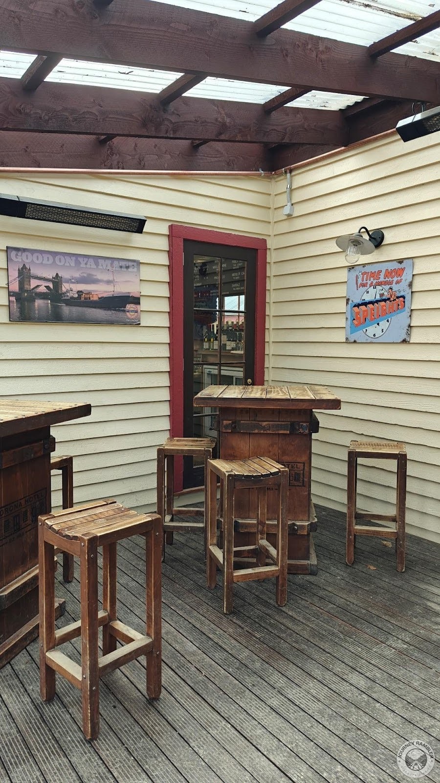 tables and high stools