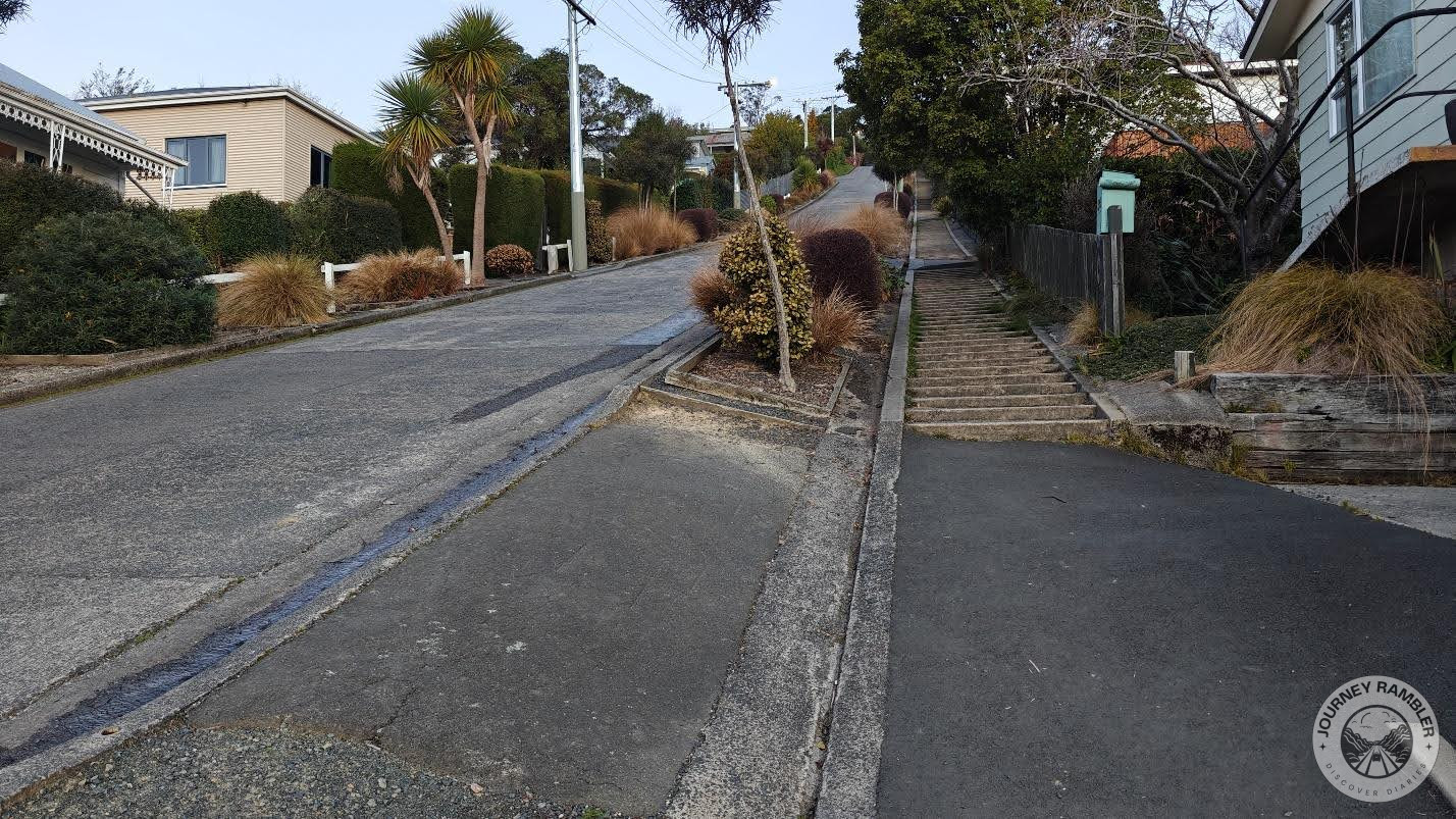 there were houses on both sides of the street