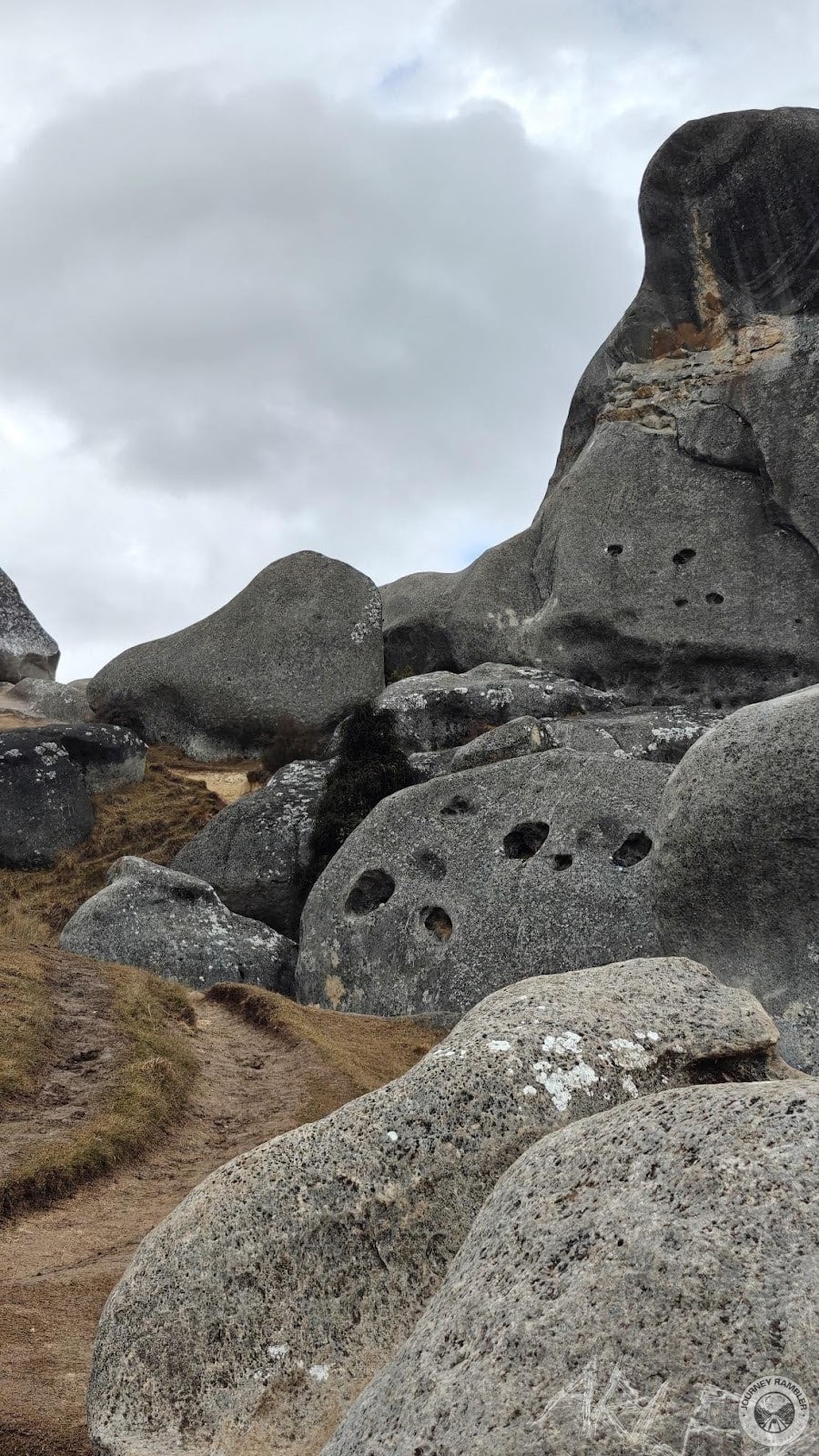 this is probably one of the harder routes to walk up here