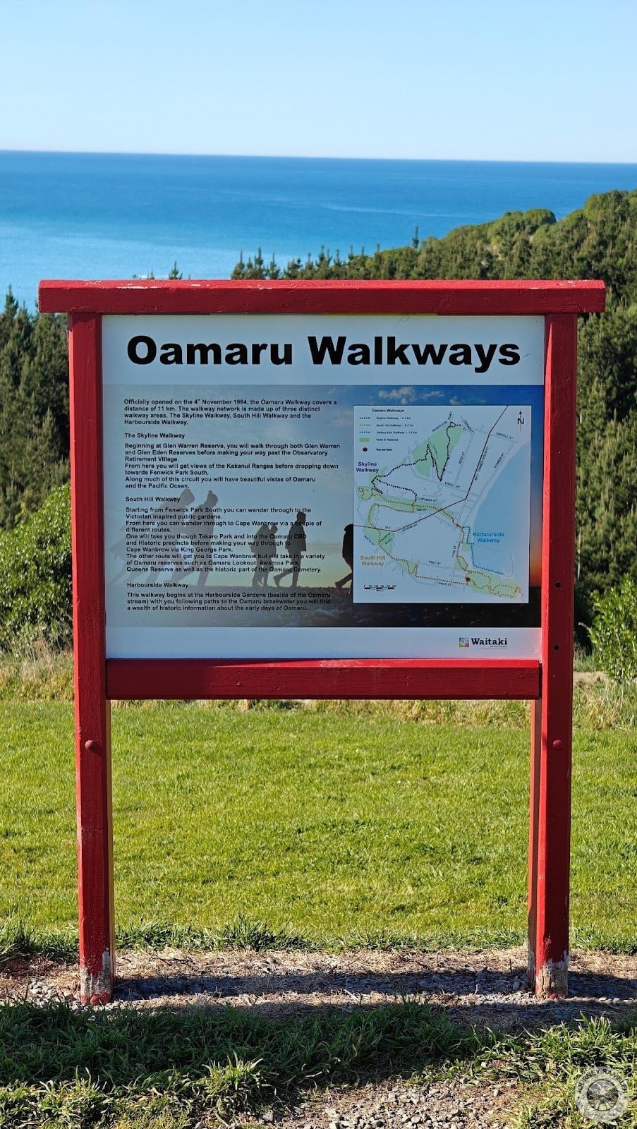 three well-known walkways in Oamaru