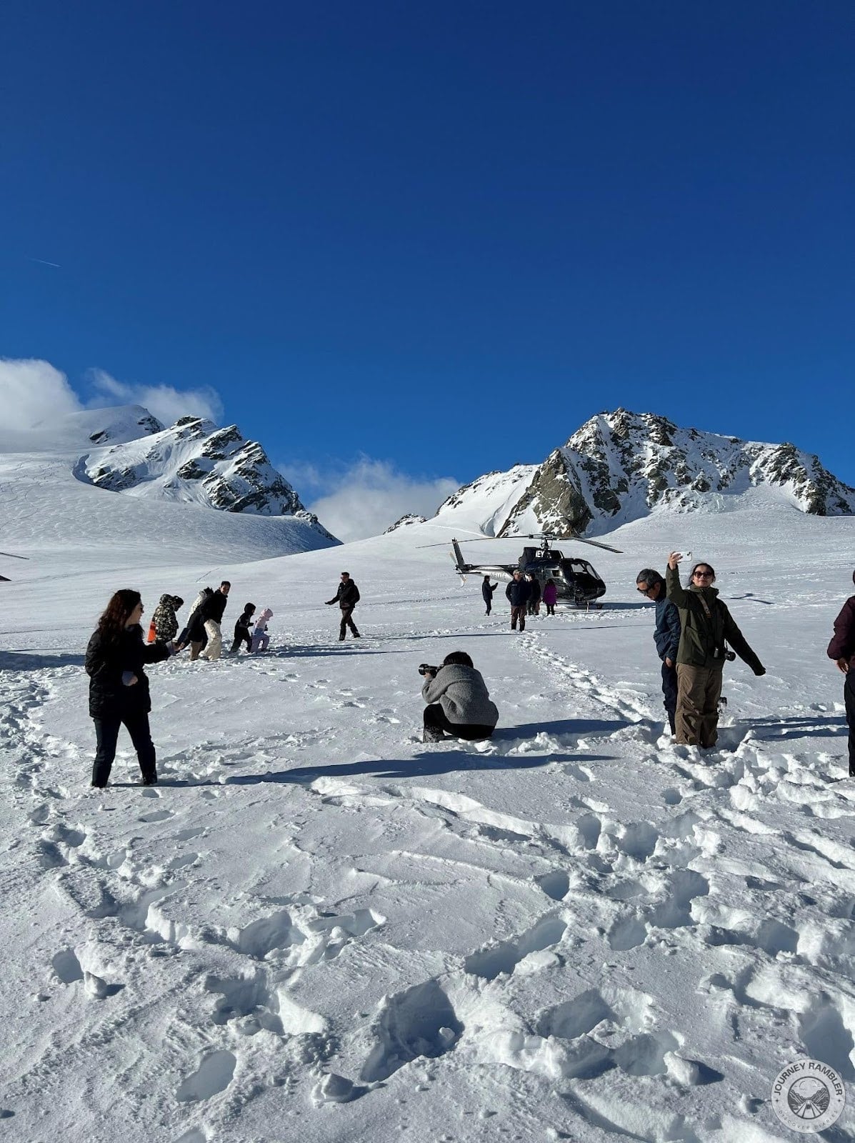 tour participants enjoying their walks and taking pictures