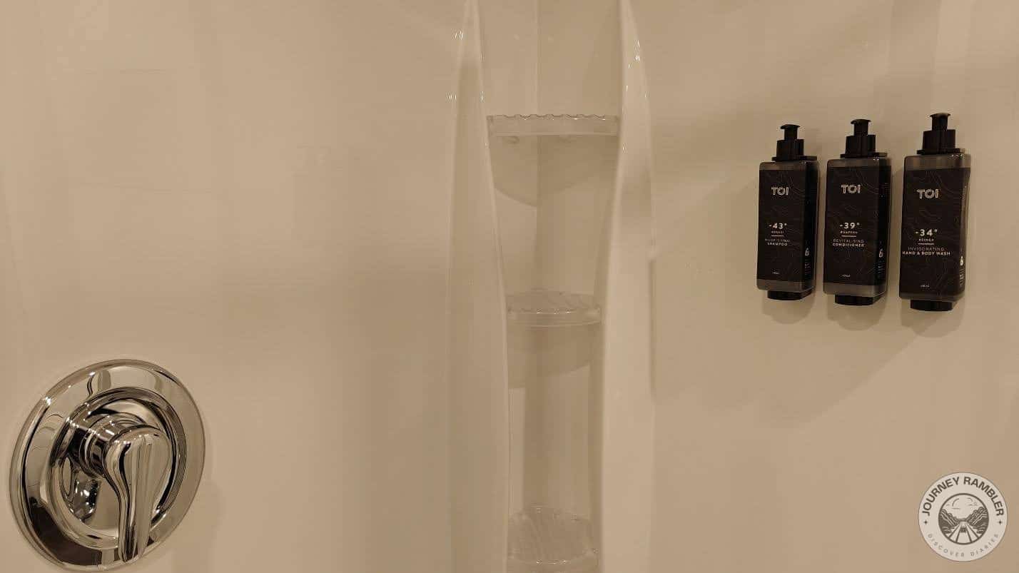 turn the knob to the left or right for the correct temperature of water