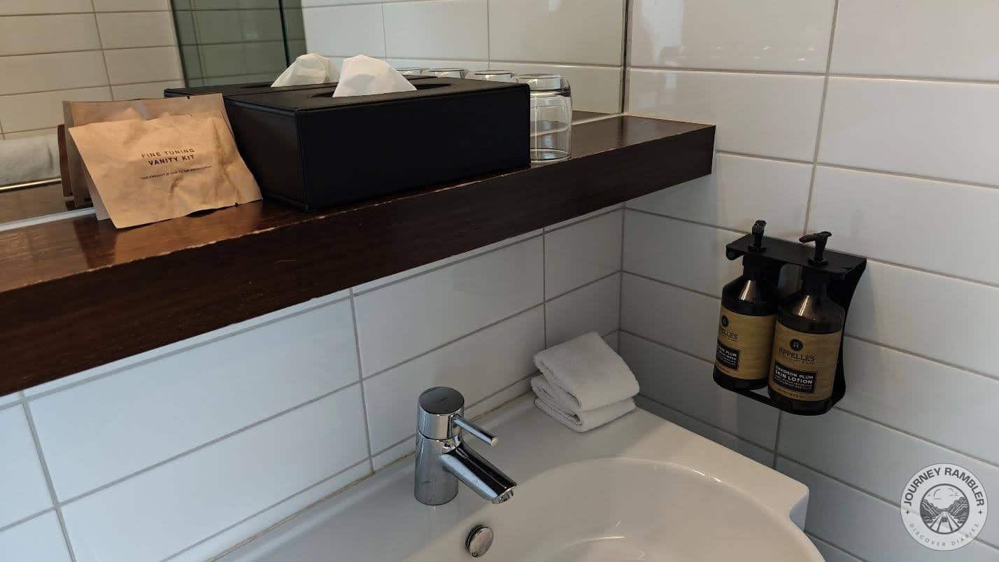 vanity kits and a box of tissues