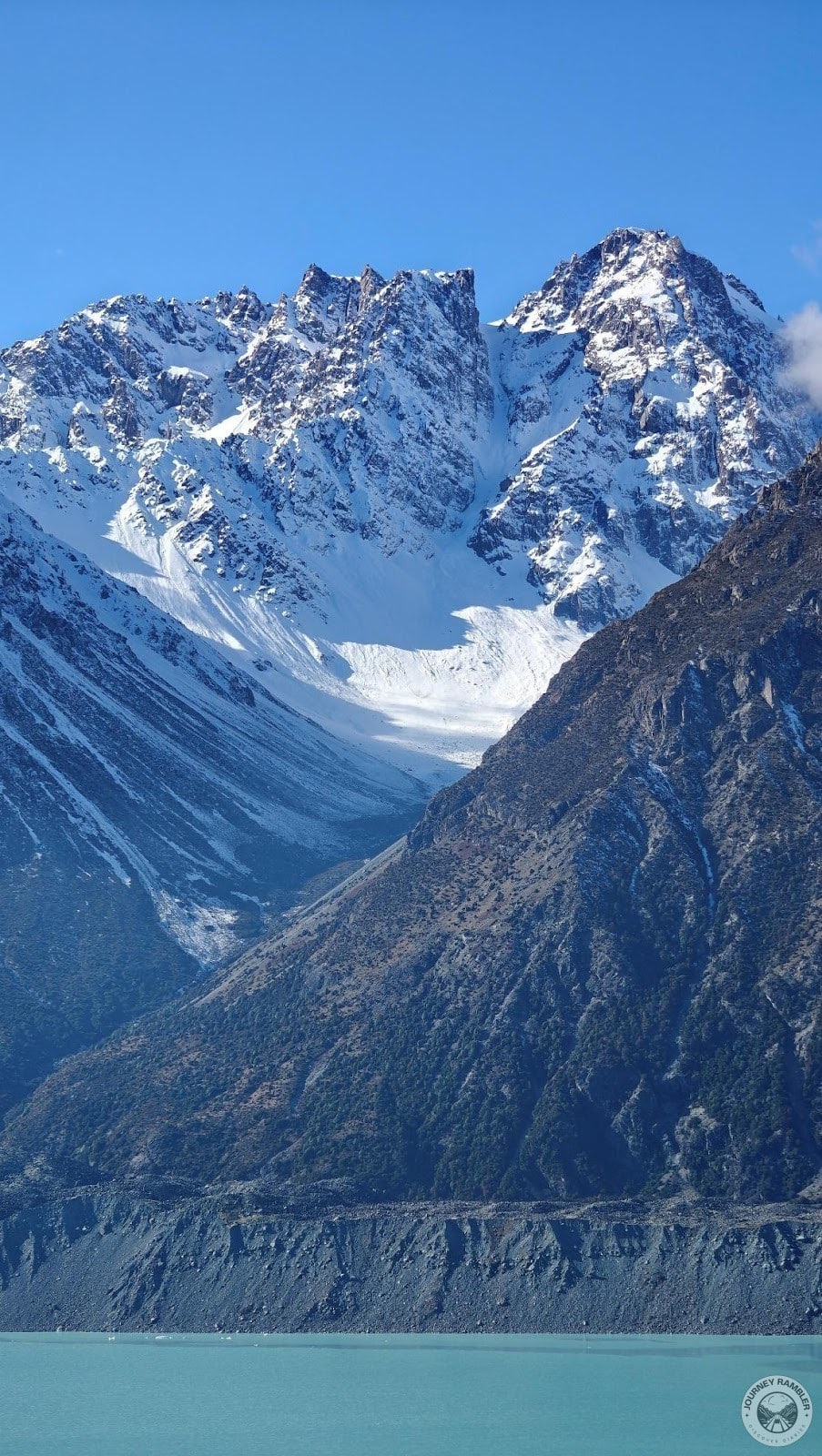 where the glacier is as of now