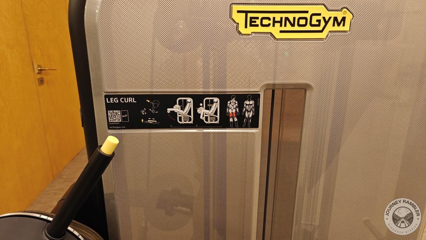 All the equipment was manufactured by Technogym