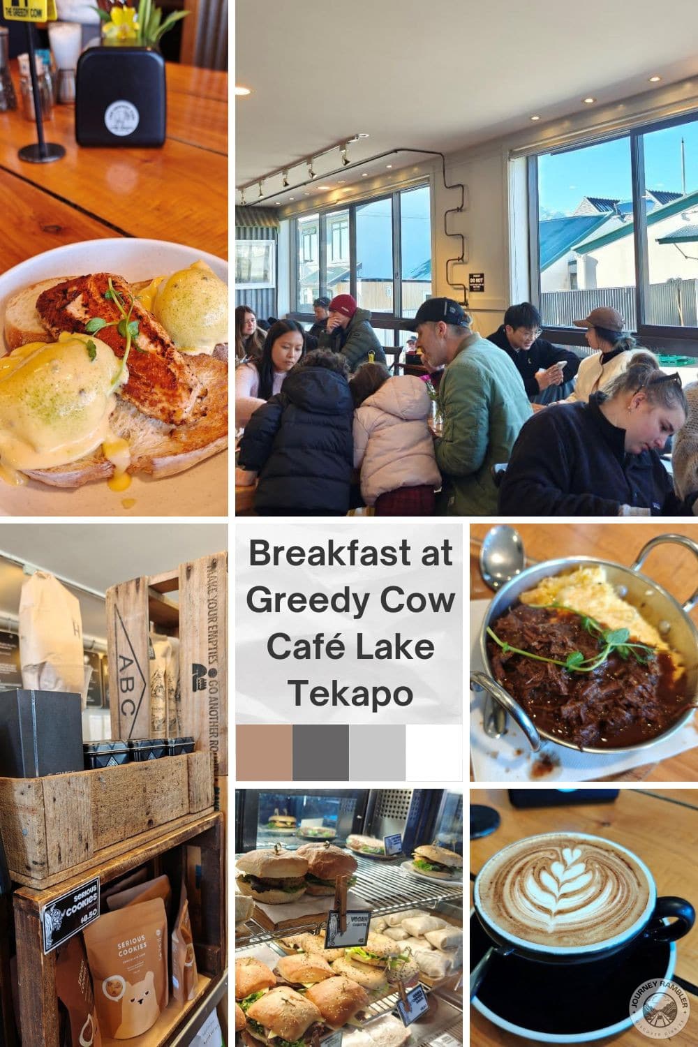 Breakfast at Greedy Cow Café Lake Tekapo