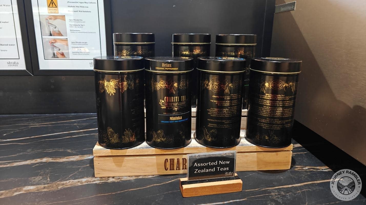 Cans of assorted New Zealand teas