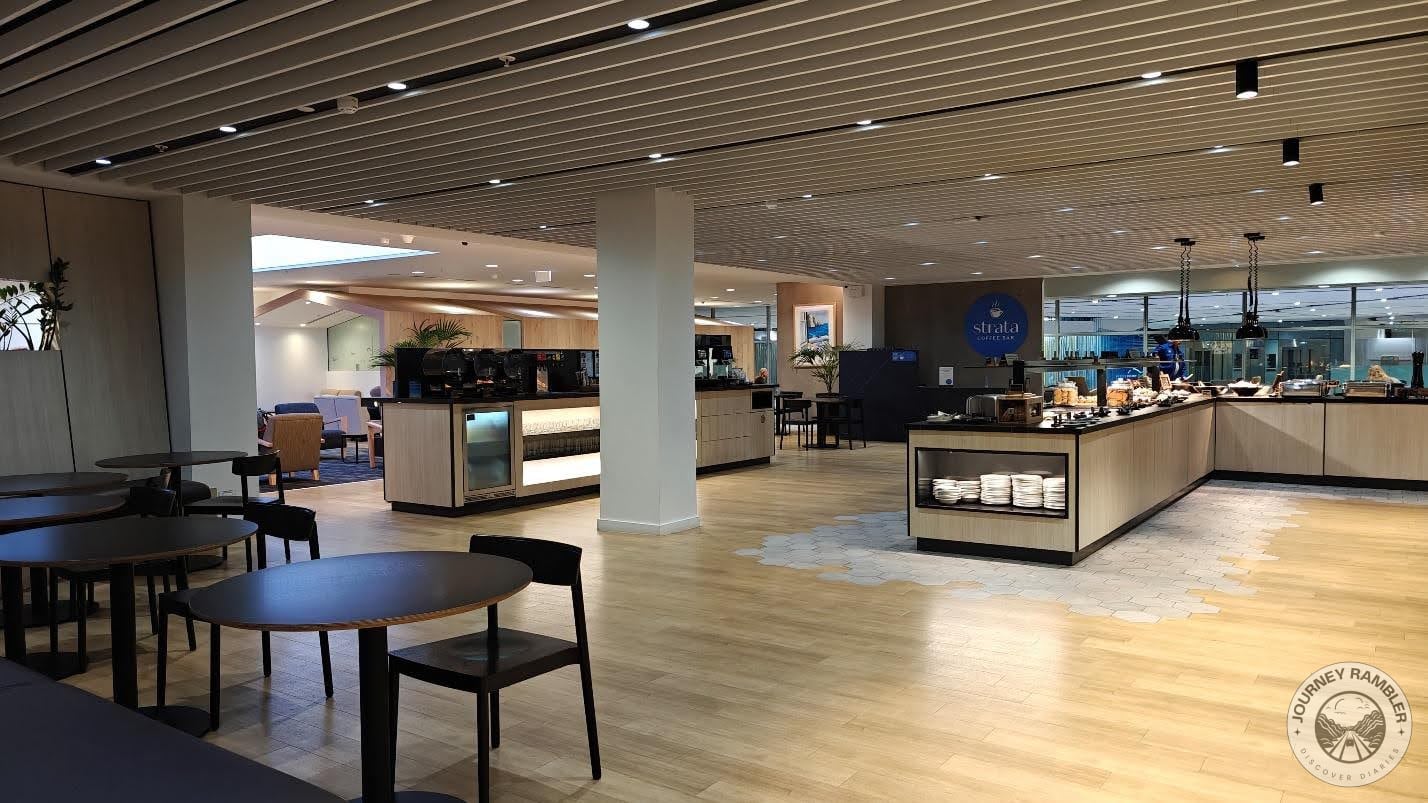 Chairs and tables had been placed around the room