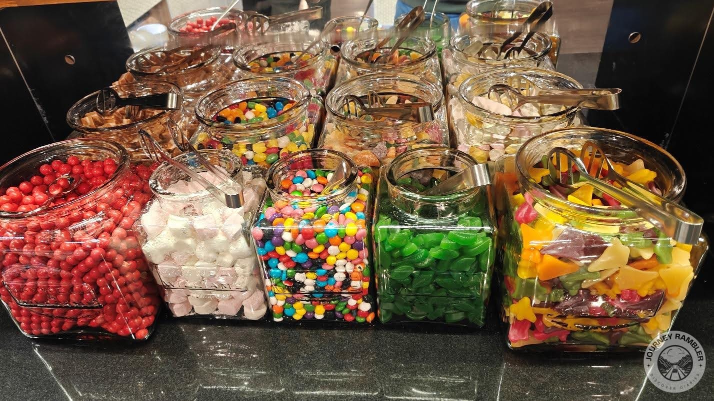 Different kinds of candy