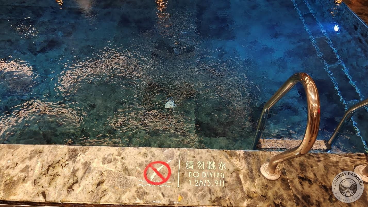 Diving wasn’t allowed
