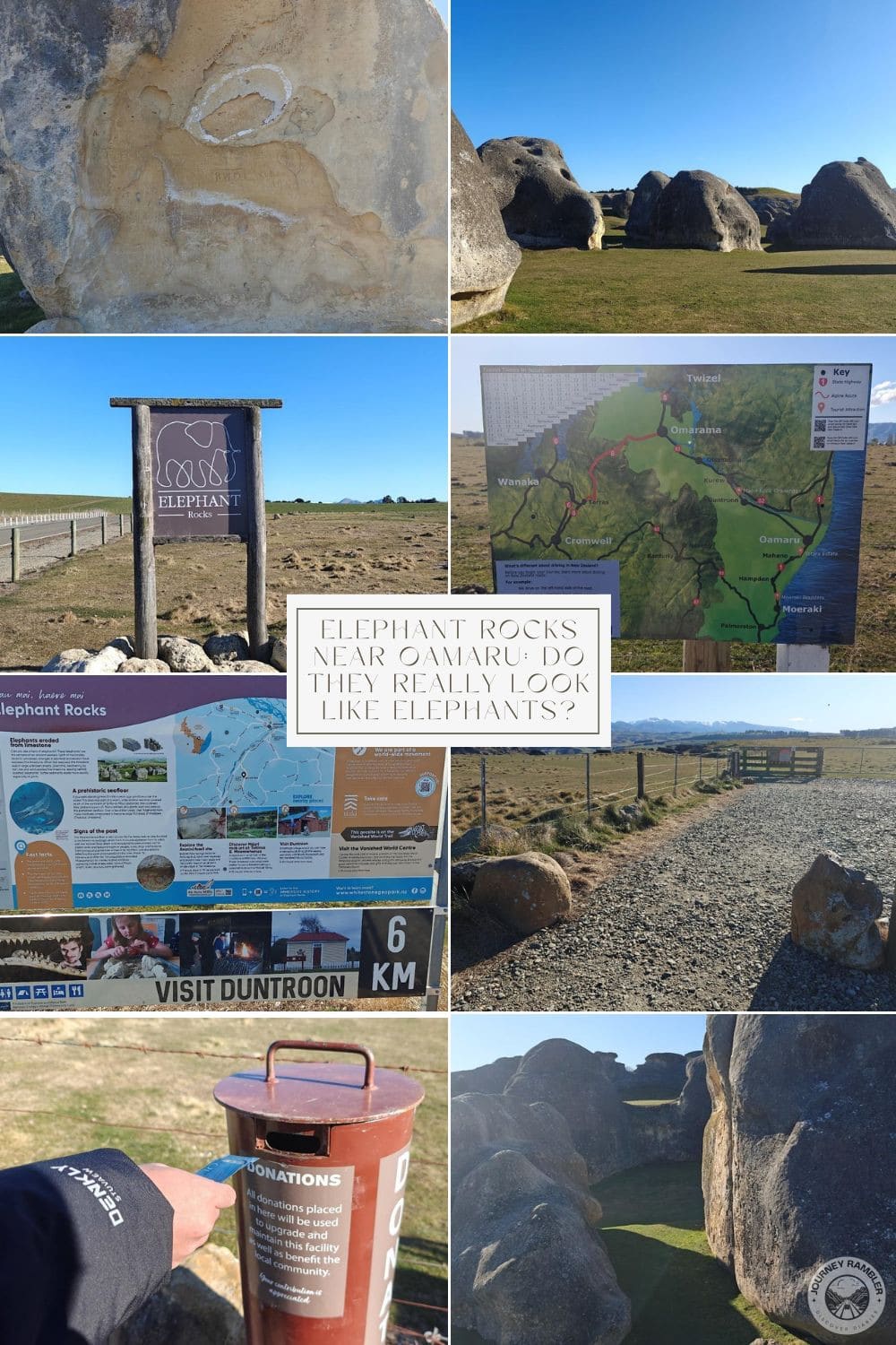 Elephant Rocks Near Oamaru: Do They Really Look Like Elephants?