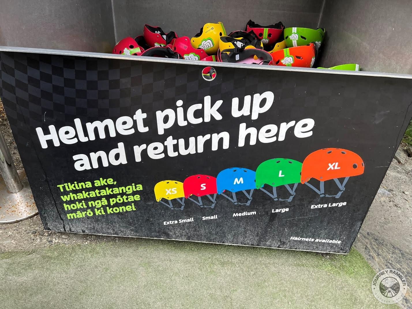 Everyone would need to return their helmets exactly where they found it