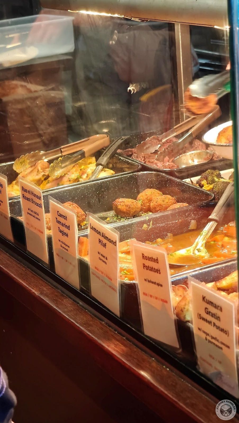 Everything was displayed for the customers to choose from