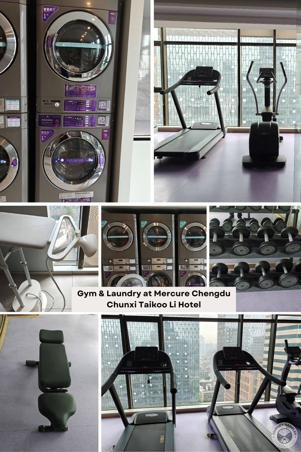 Gym & Laundry at Mercure Chengdu Chunxi Taikoo Li Hotel