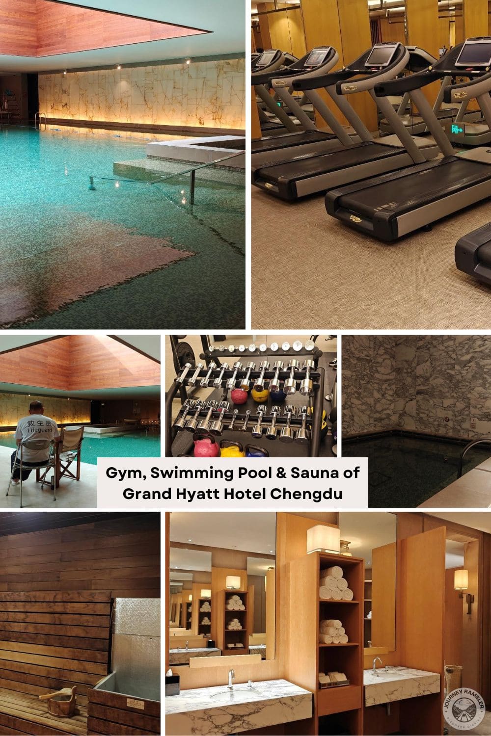 Gym, Swimming Pool & Sauna of Grand Hyatt Hotel Chengdu