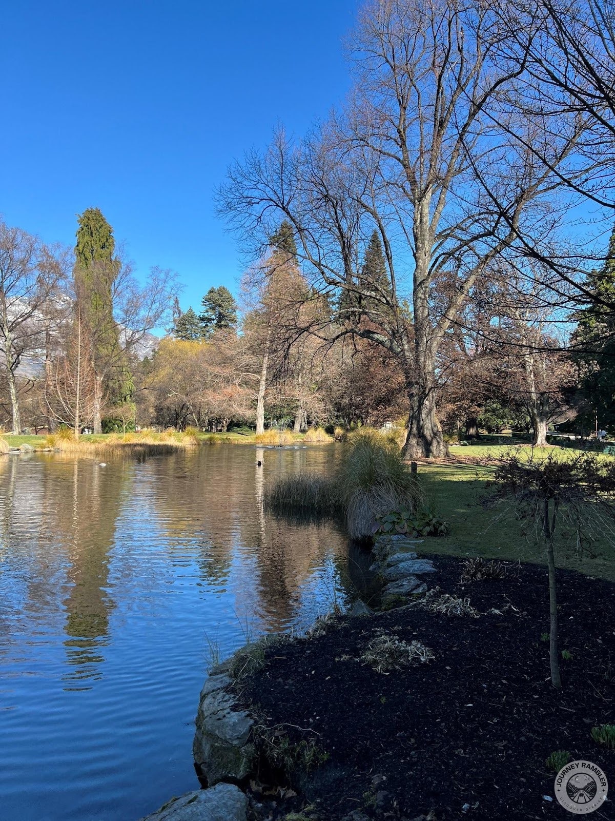 I decided to move away from the edge of the pond