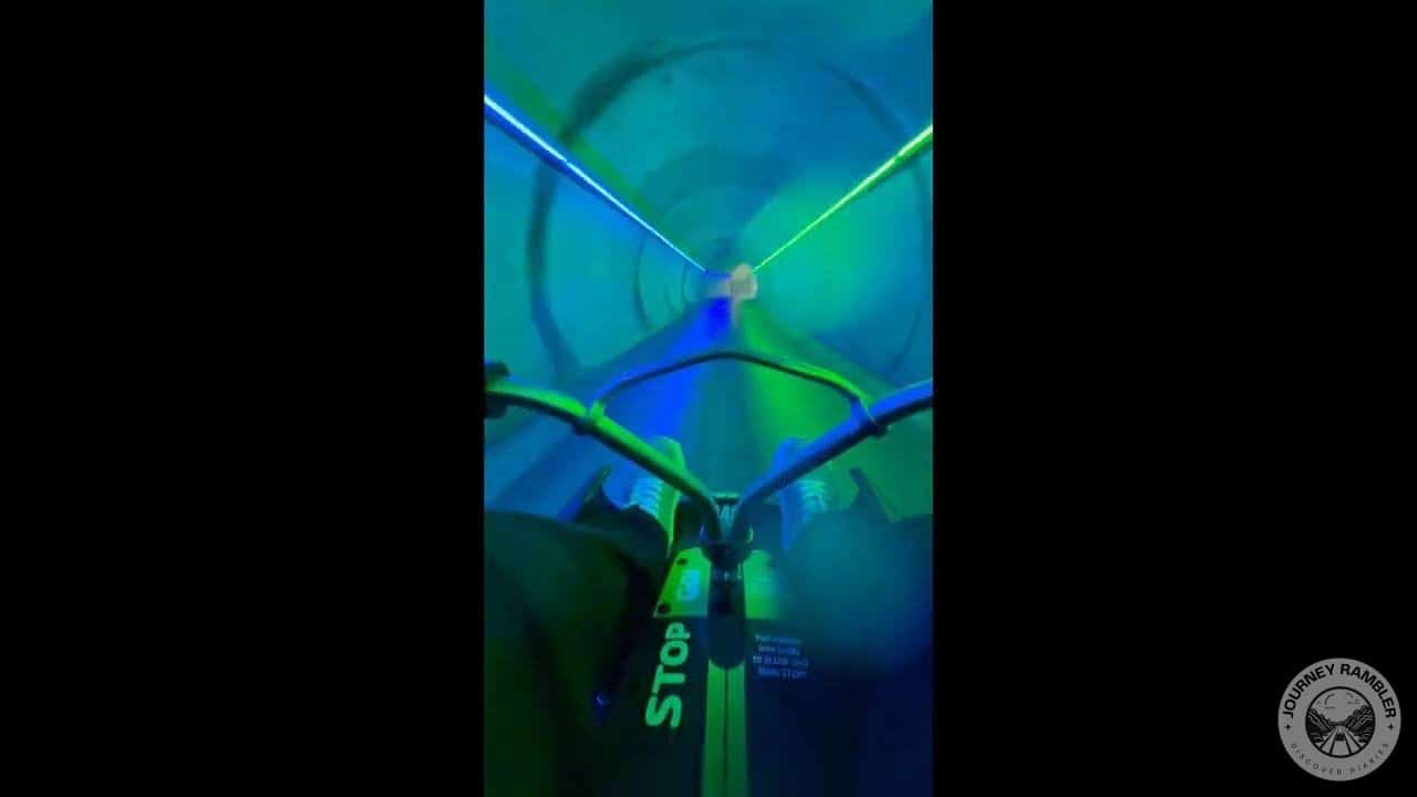 I even went through a tunnel