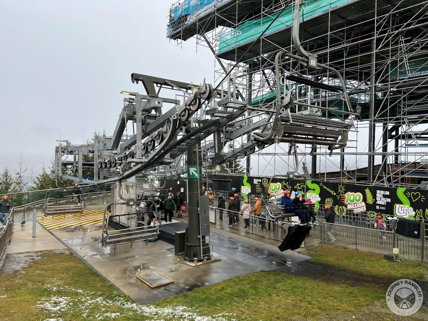 I slowly walked towards the chairlift