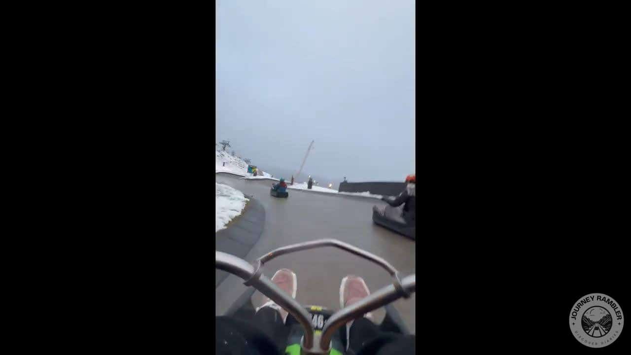 I started off down the mountainside