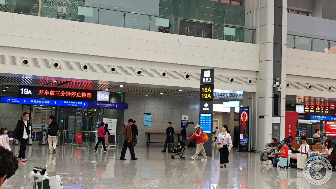 I walked around the station