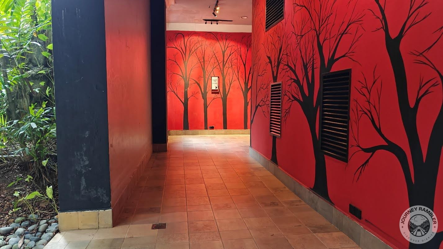 I walked down the corridor