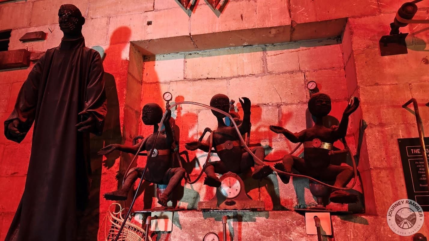 Lone Emperor and 3 figures behind it