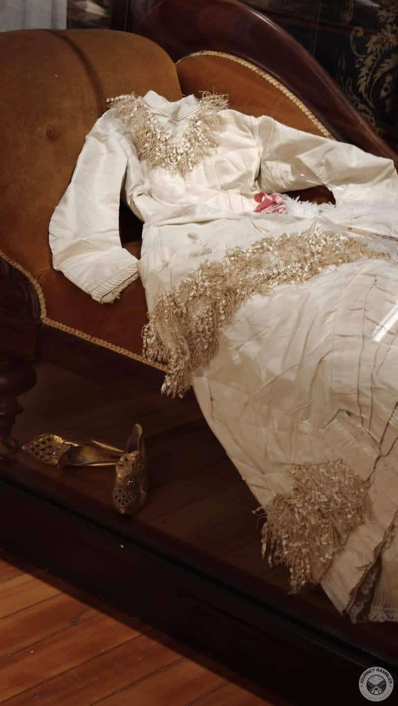 One of the other items in the room that stood out for me was this gown