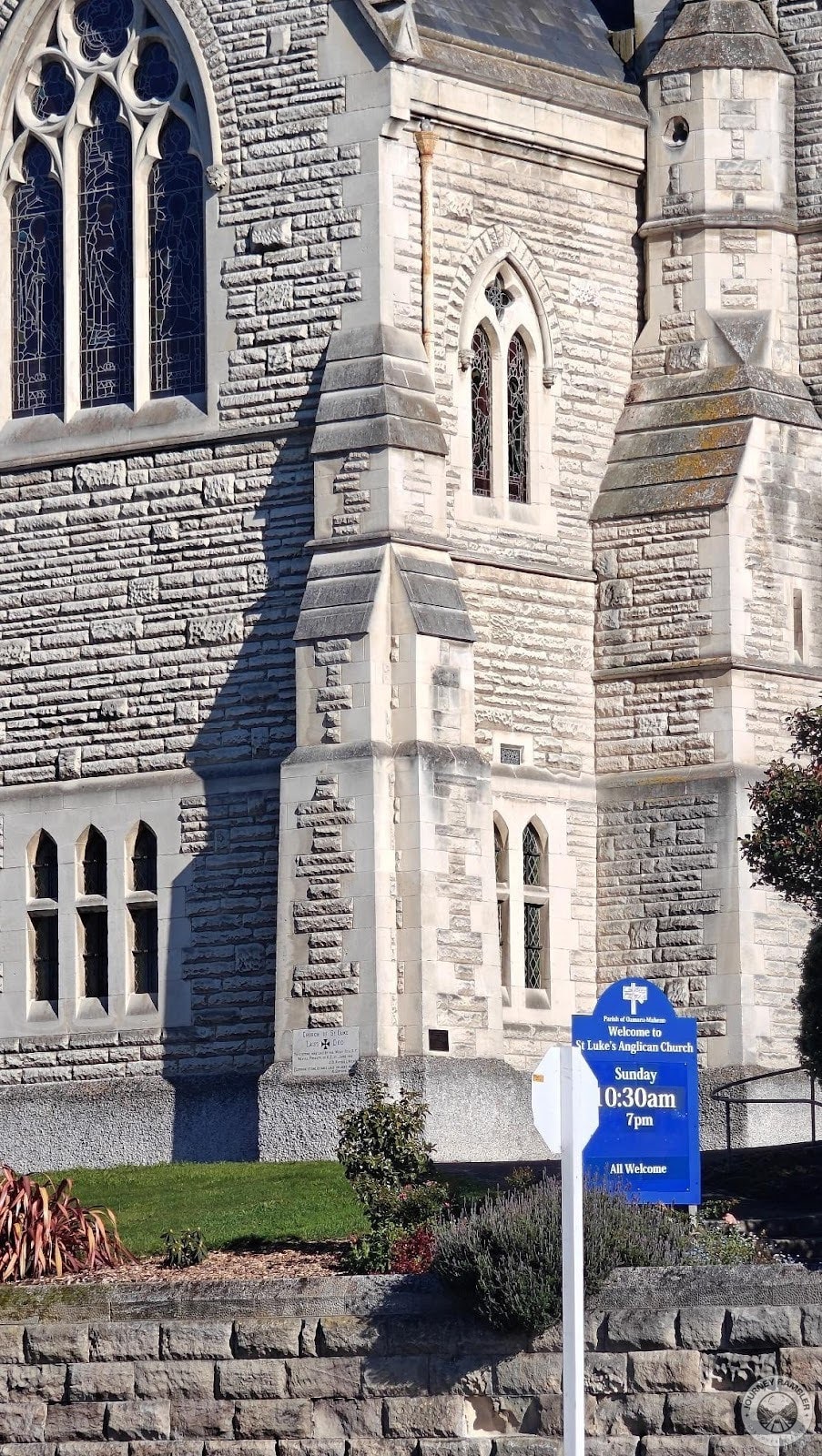 St. Luke's Anglican Church's bricks and windows