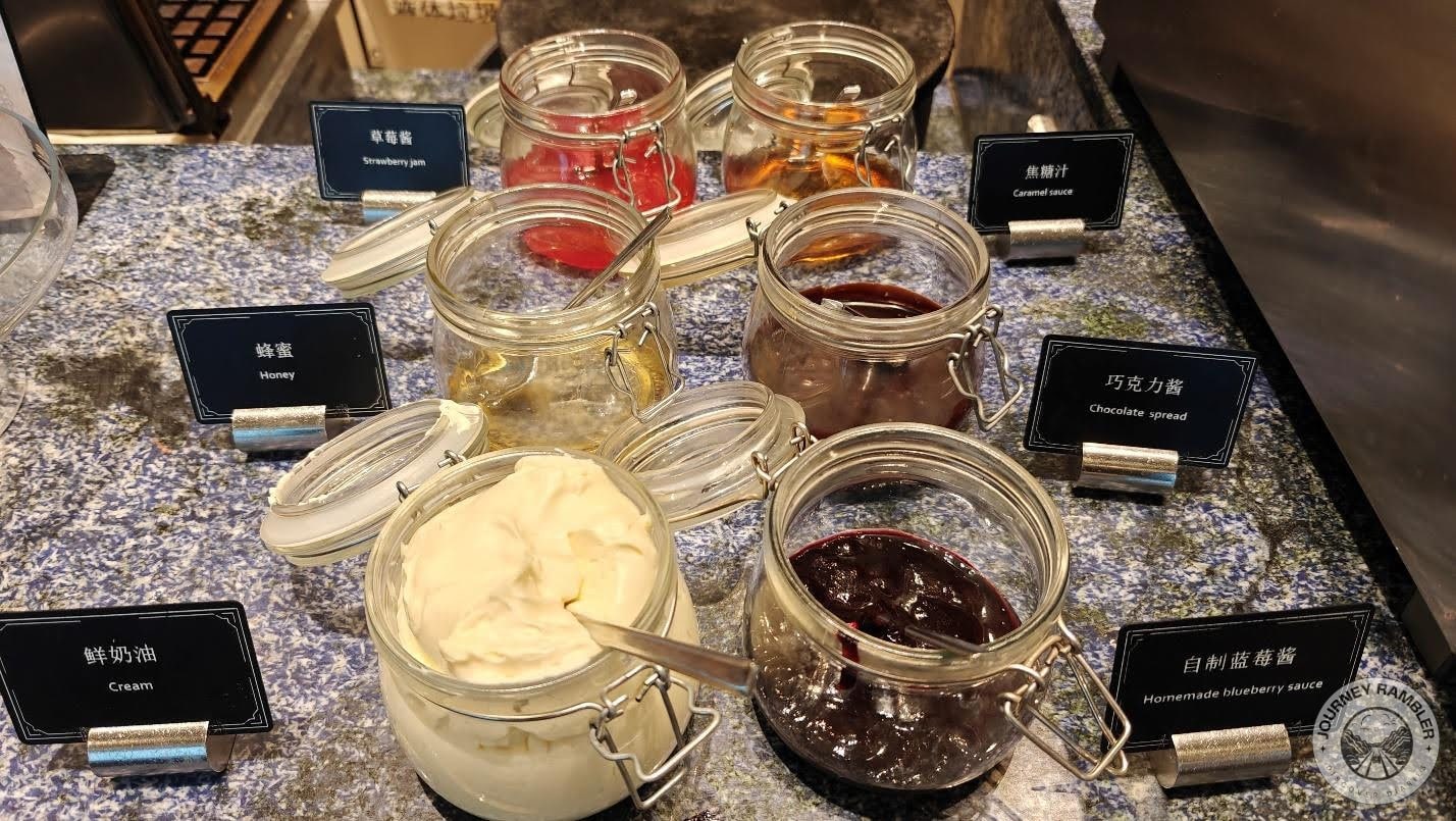 They had neatly labelled all the jars