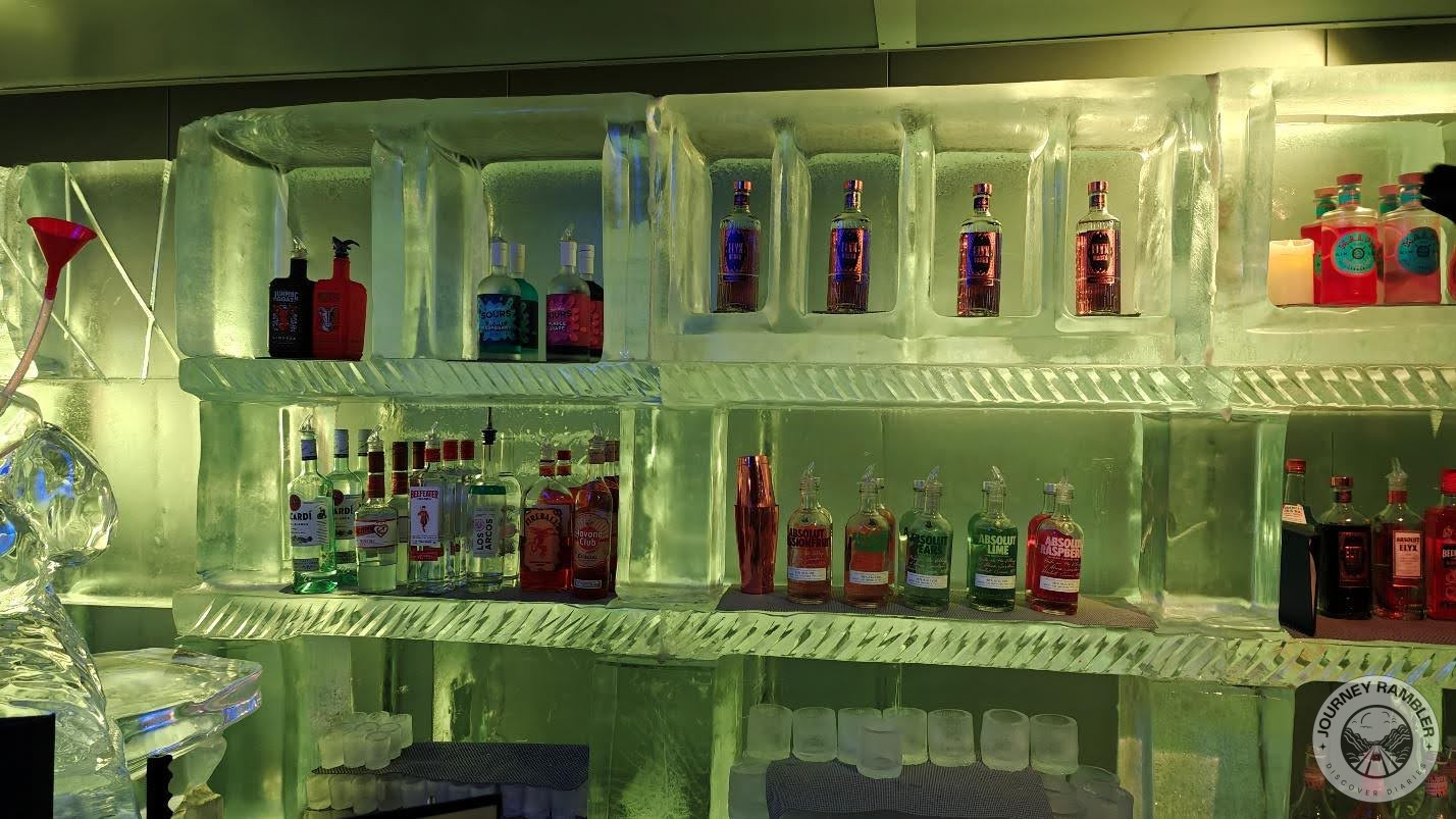 They were colorful shades of red and green