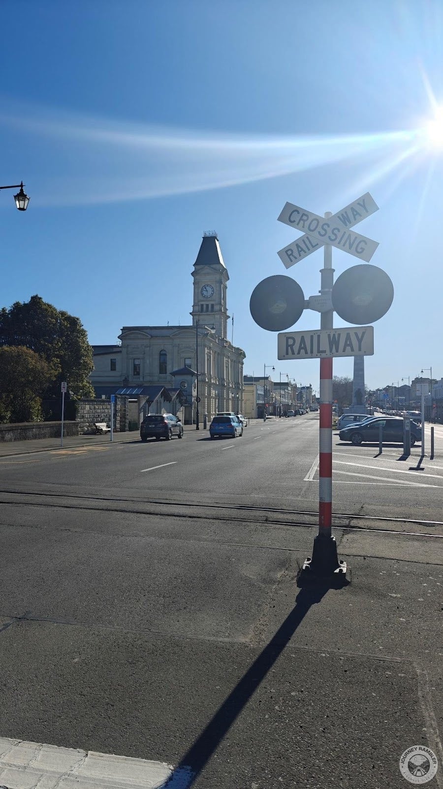 about face from the welcome sign
