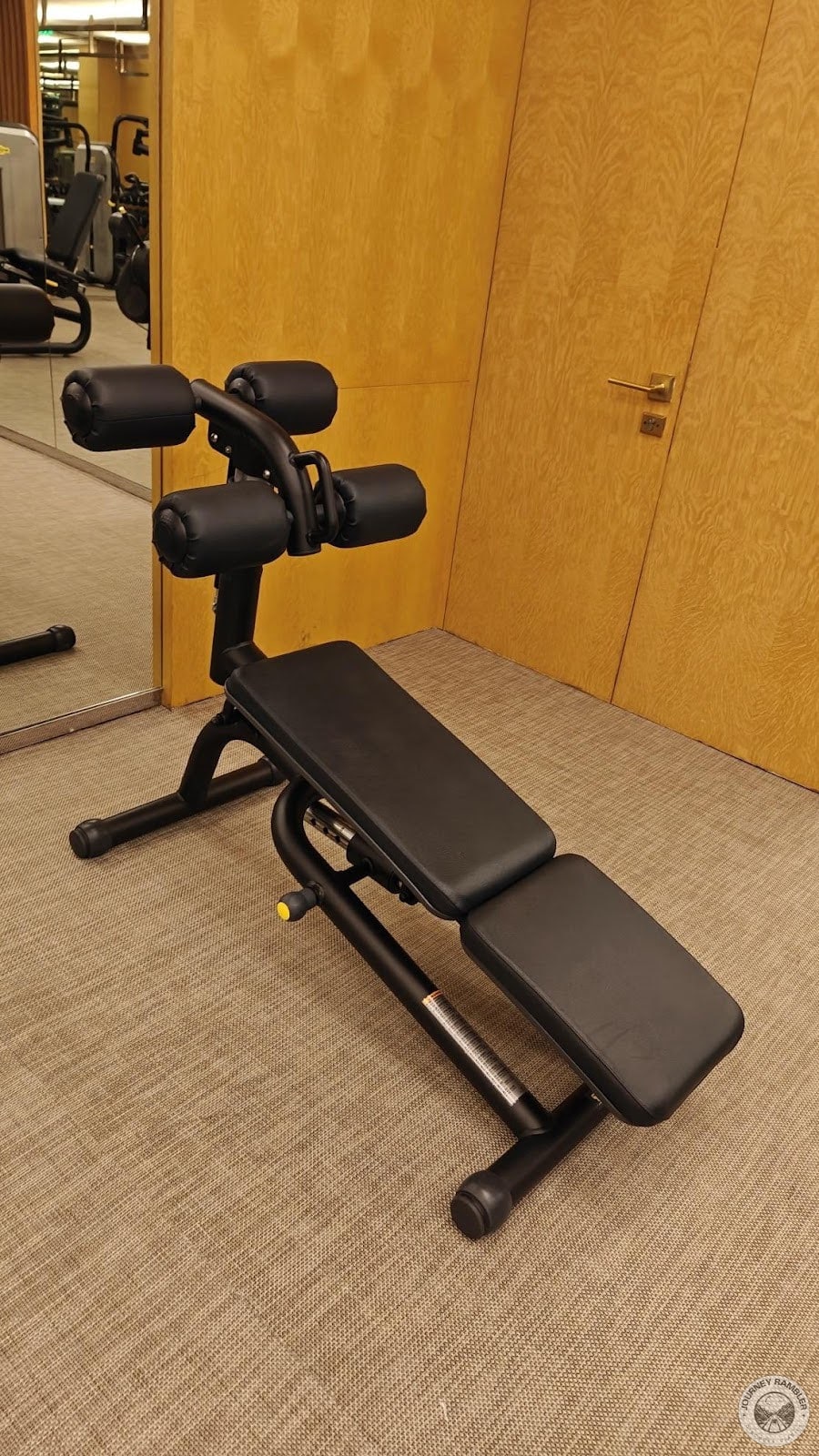 advanced gym machinery in the Grand Hyatt gym