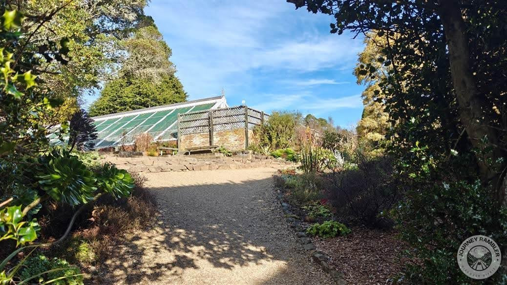 area around the greenhouse
