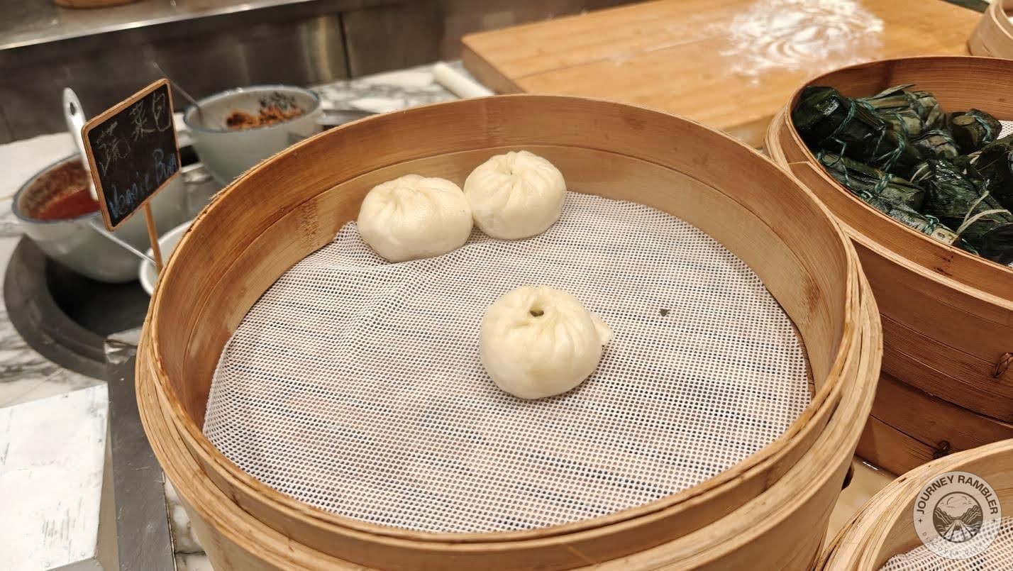bao was soft and steaming