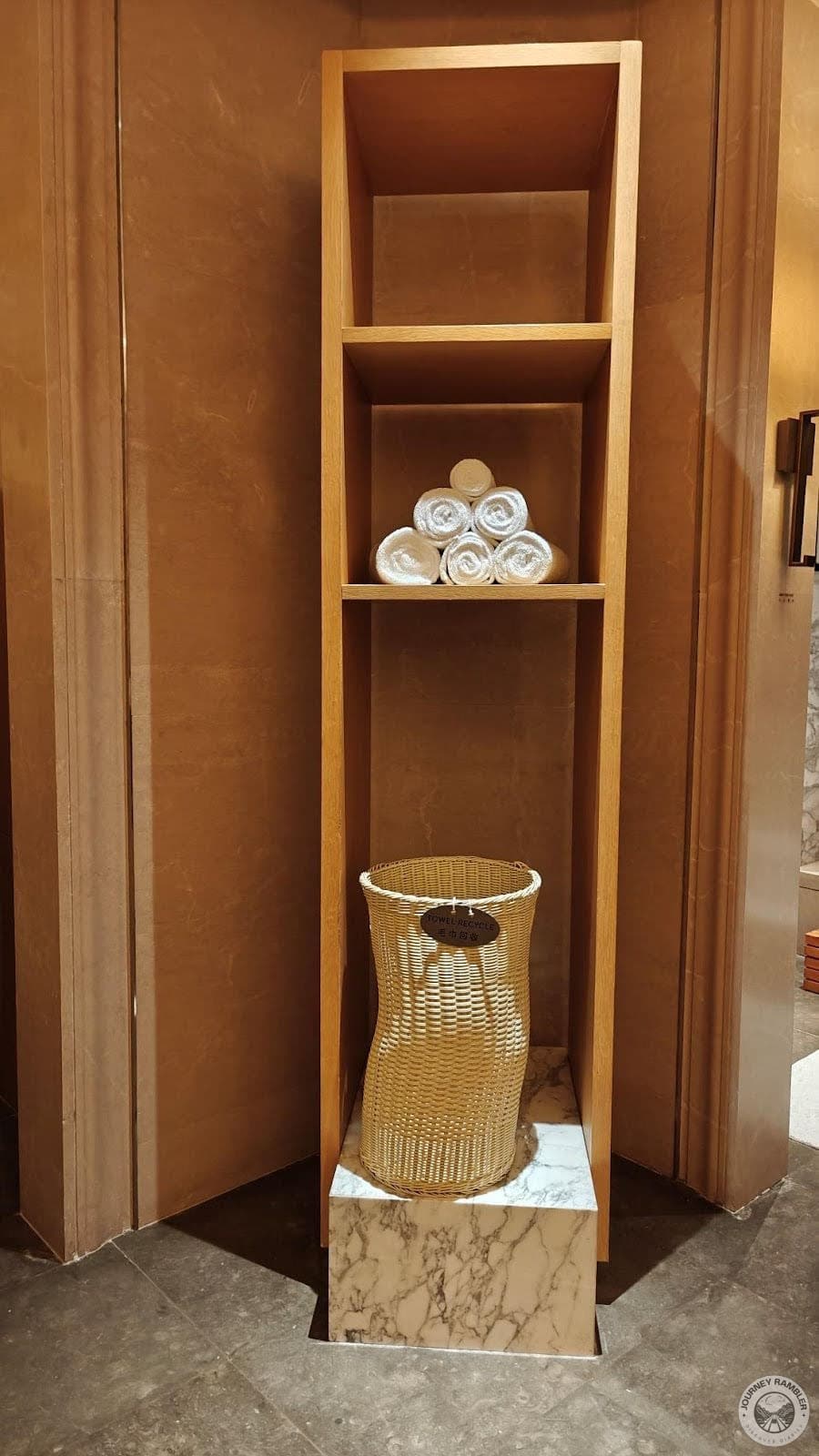 bin was made of cane and had an odd shape