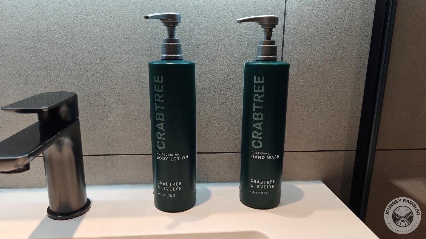 body lotion and hand wash by Crabtree and Evelyn