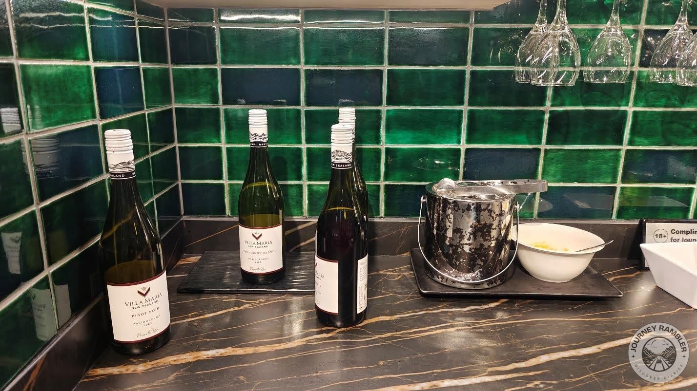 bottles of Pinot Noir and Sauvignon Blanc