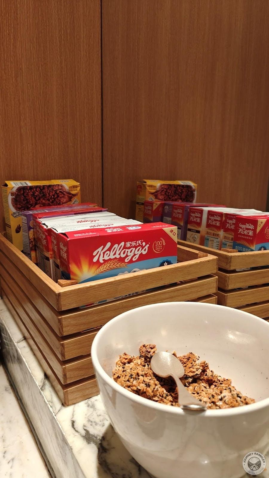 boxes of cereals